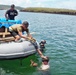 UCT-2 and NMCB-3 conduct repairs to a Roll-on, Roll-off Discharge Facility in Tinian Harbor