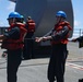 Mobile Bay conducts a replenishment-at-sea with Yukon