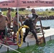 UCT-2 and NMCB-3 conduct repairs to a Roll-on, Roll-off Discharge Facility in Tinian Harbor