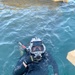 UCT-2 and NMCB-3 conduct repairs to a Roll-on, Roll-off Discharge Facility in Tinian Harbor
