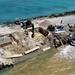 UCT-2 and NMCB-3 conduct repairs to a Roll-on, Roll-off Discharge Facility in Tinian Harbor