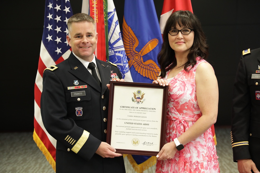 CW5 Bernd Knox Retirement