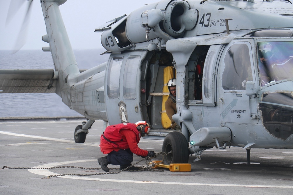 USS Jackson Flight Ops East China Sea