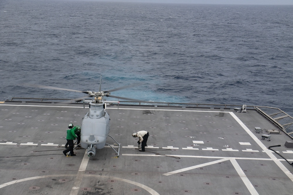 USS Jackson Flight Ops East China Sea
