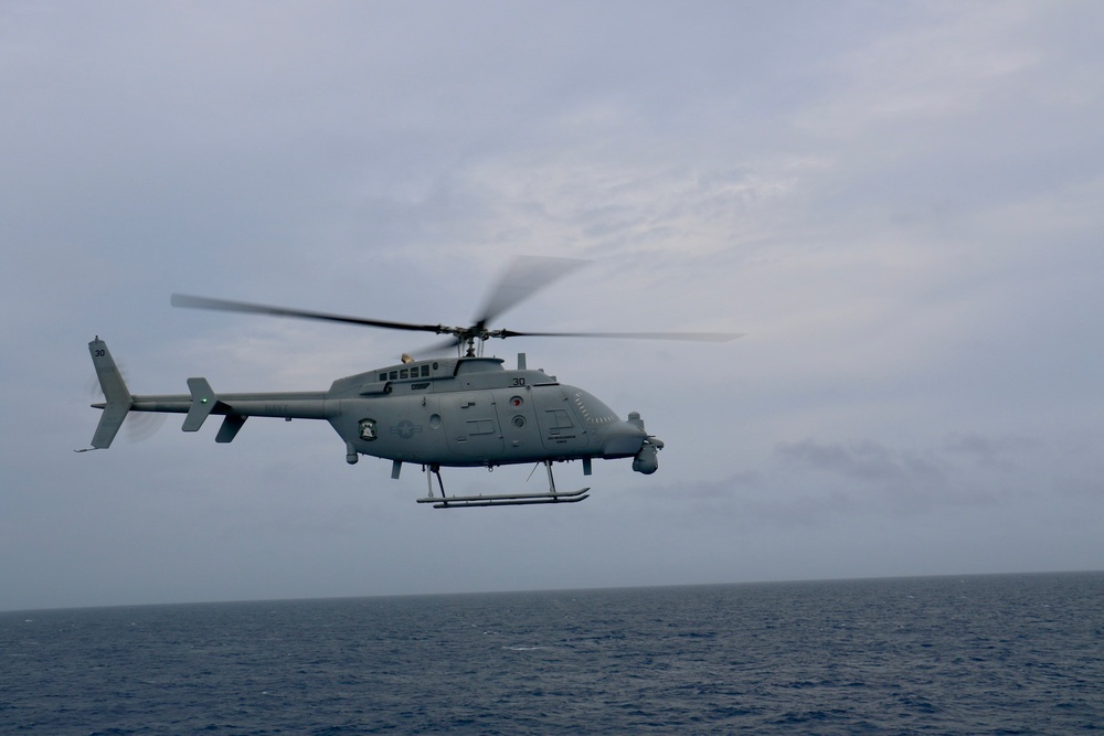 USS Jackson conducts flight ops in ECS