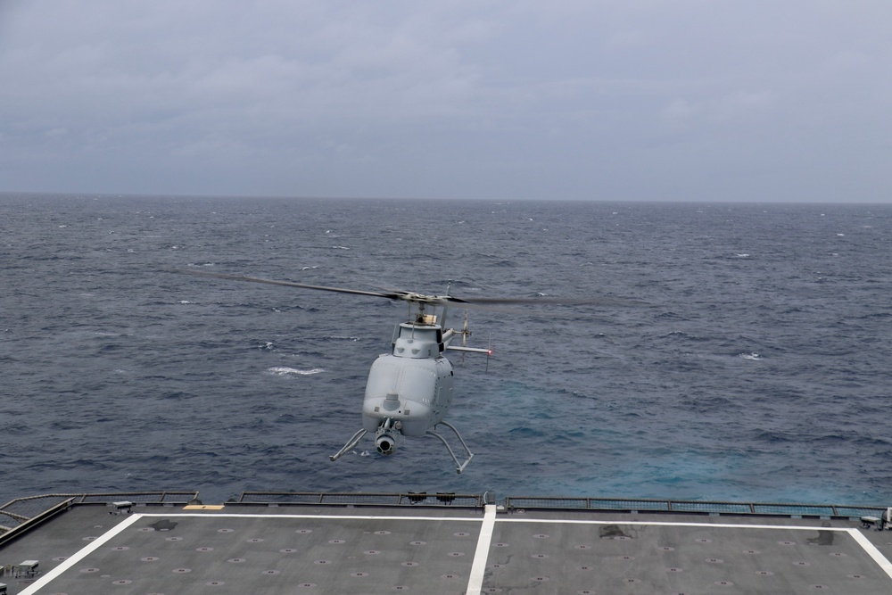 USS Jackson conducts flight ops in ECS