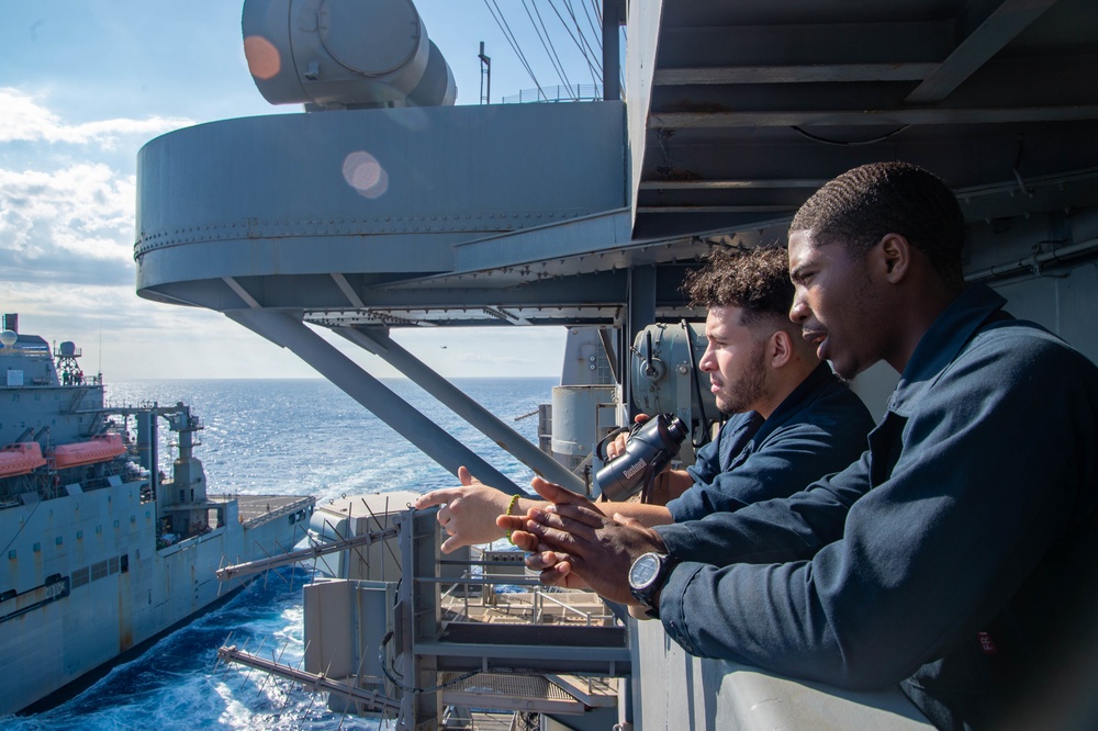The Harry S. Truman Carrier Strike Group is on a scheduled deployment in the U.S. Naval Forces Europe area of operations, employed by U.S. Sixth Fleet to defend U.S., Allied and Partner interests.