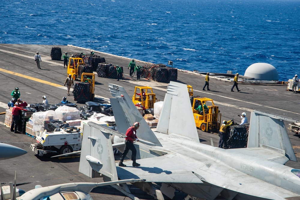 The Harry S. Truman Carrier Strike Group is on a scheduled deployment in the U.S. Naval Forces Europe area of operations, employed by U.S. Sixth Fleet to defend U.S., Allied and Partner interests.