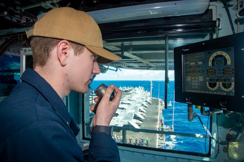 The Harry S. Truman Carrier Strike Group is on a scheduled deployment in the U.S. Naval Forces Europe area of operations, employed by U.S. Sixth Fleet to defend U.S., Allied and Partner interests.