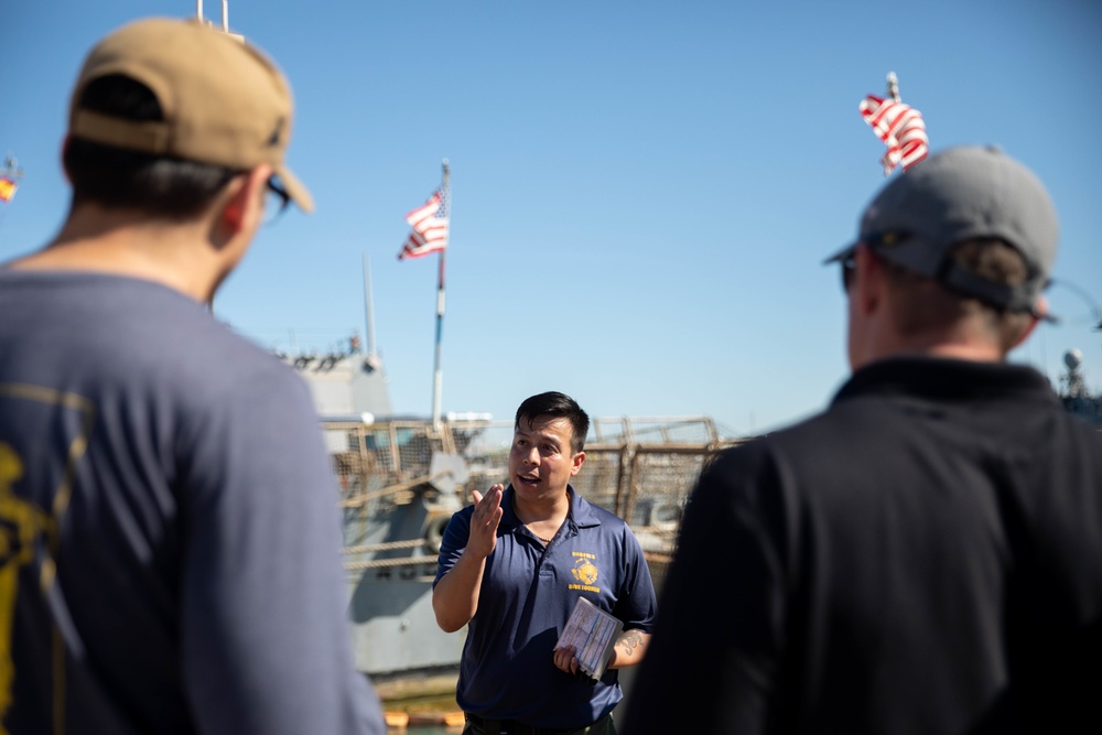 The USS Bainbridge is on a scheduled deployment in the U.S. Naval Forces Europe area of operations, employed by U.S. Sixth Fleet to defend U.S., Allied and Partner interests.