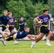 181st IW plays flag football with Sullivan High School