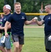 181st IW plays flag football with Sullivan High School