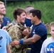 181st IW plays flag football with Sullivan High School