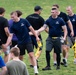 181st IW plays flag football with Sullivan High School