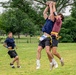 181st IW plays flag football with Sullivan High School