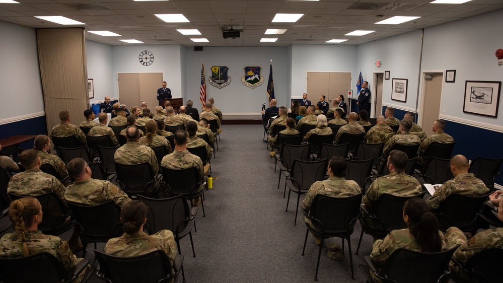 142nd Force Support Squadron conducts Change of Command