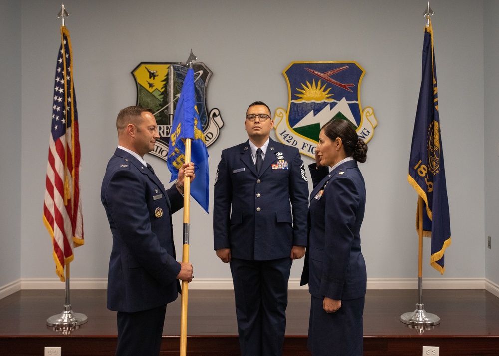 142nd Force Support Squadron conducts Change of Command