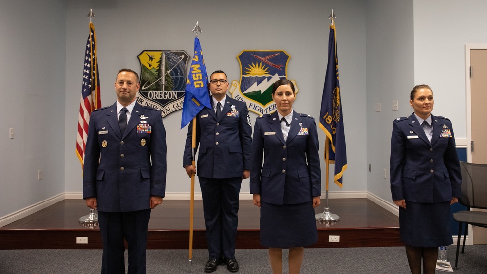 142nd Force Support Squadron conducts Change of Command