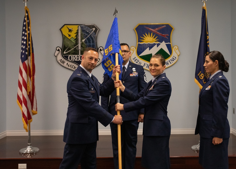 142nd Force Support Squadron conducts Change of Command