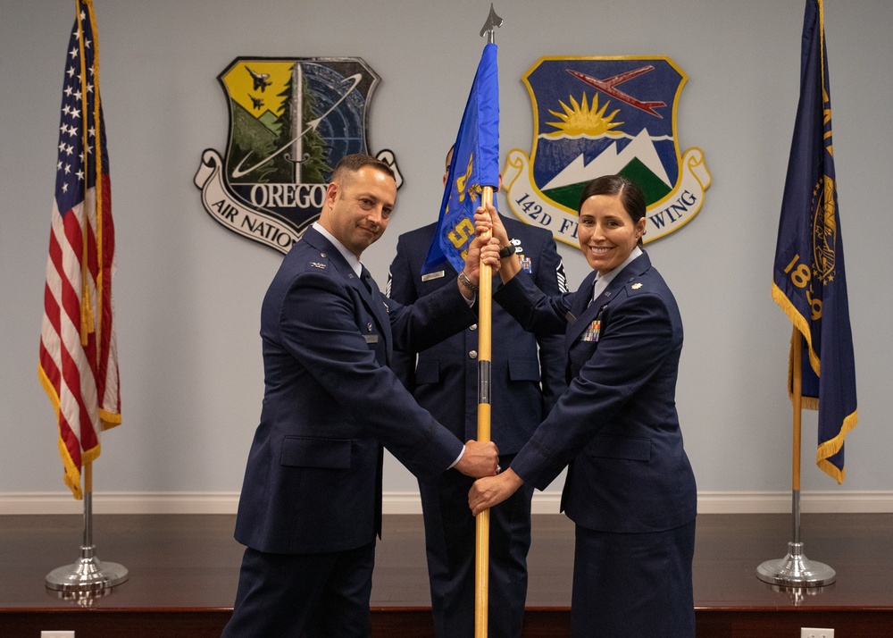 142nd Force Support Squadron conducts Change of Command