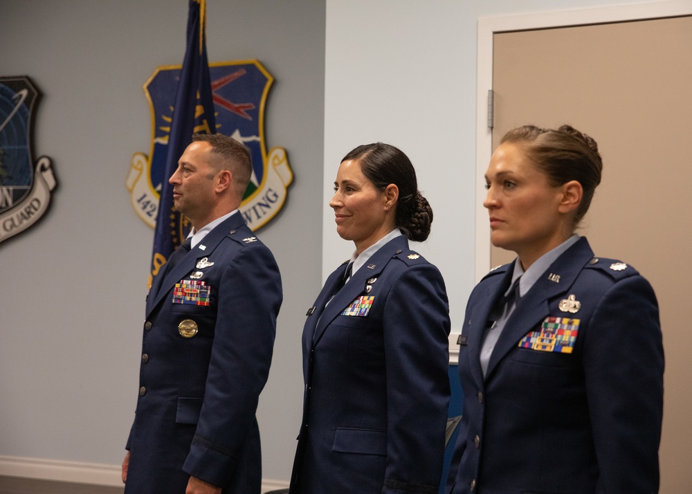 142nd Force Support Squadron conducts Change of Command