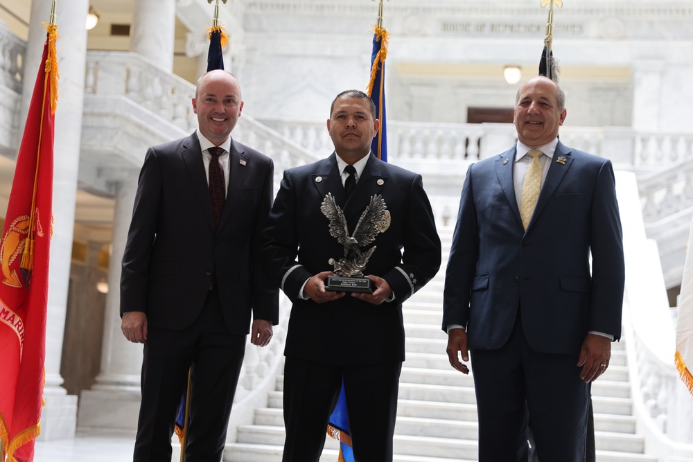 Gov. Spencer Cox and UDVMA recognize Service Members of the Year