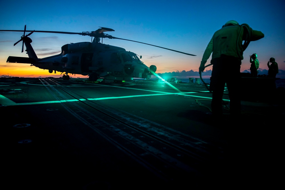 Dvids - Images - Uss Delbert D. Black Conducts Flight Operations [image 