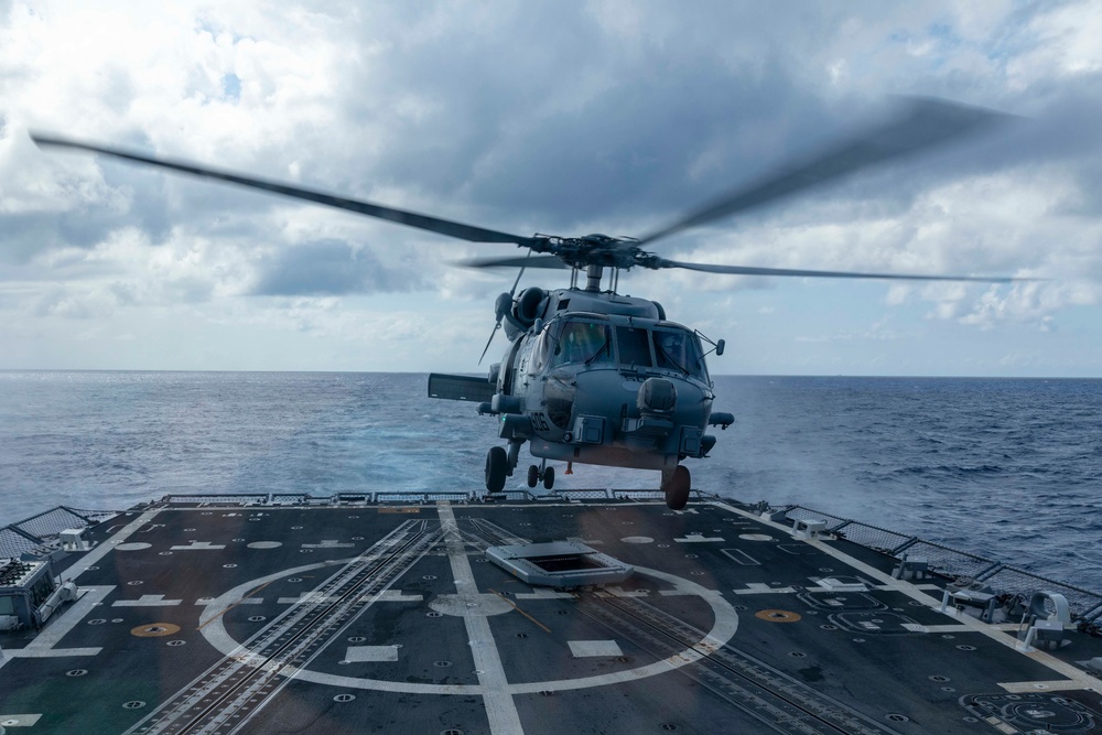 USS Delbert D. Black Conducts Flight Operations