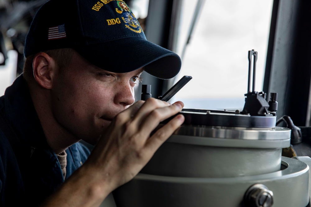 USS Delbert D. Black Conducts Daily Operations