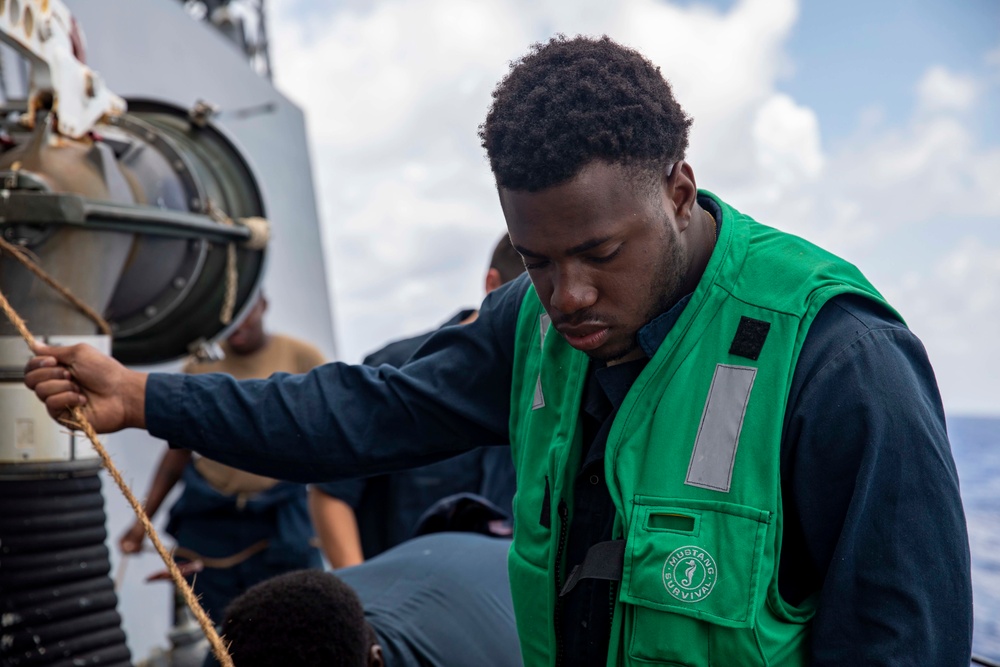 USS Delbert D. Black Conducts Daily Operations