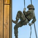Iowa combat medic rappels down tower