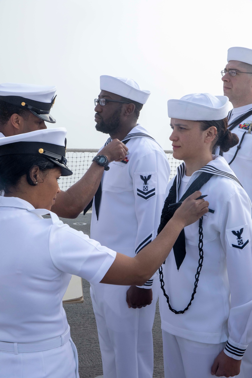 Gunston Hall Sailors participate in Uniform Inspection