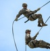 Iowa Cavalry scouts rappel down tower