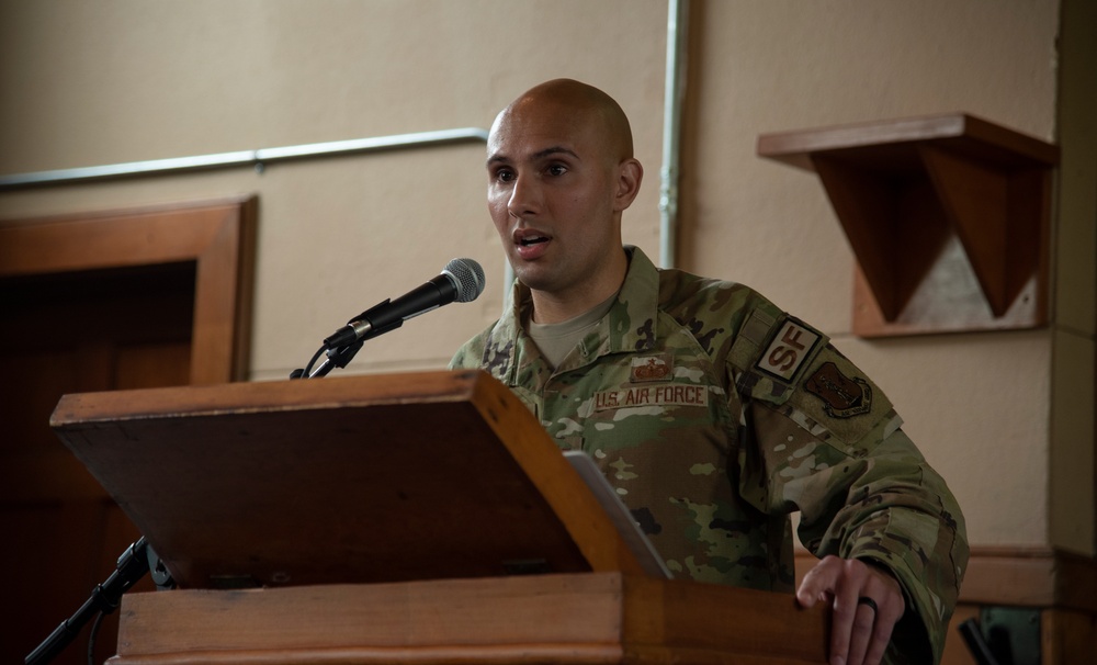 142nd Security Forces Squadron holds Change of Command Ceremony