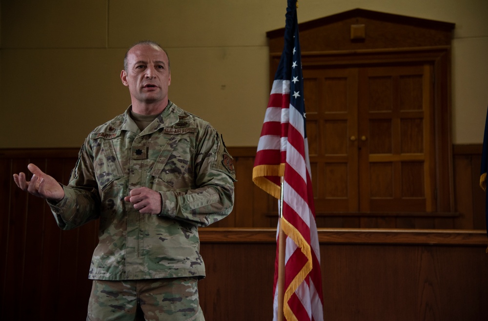 142nd Security Forces Squadron holds Change of Command Ceremony