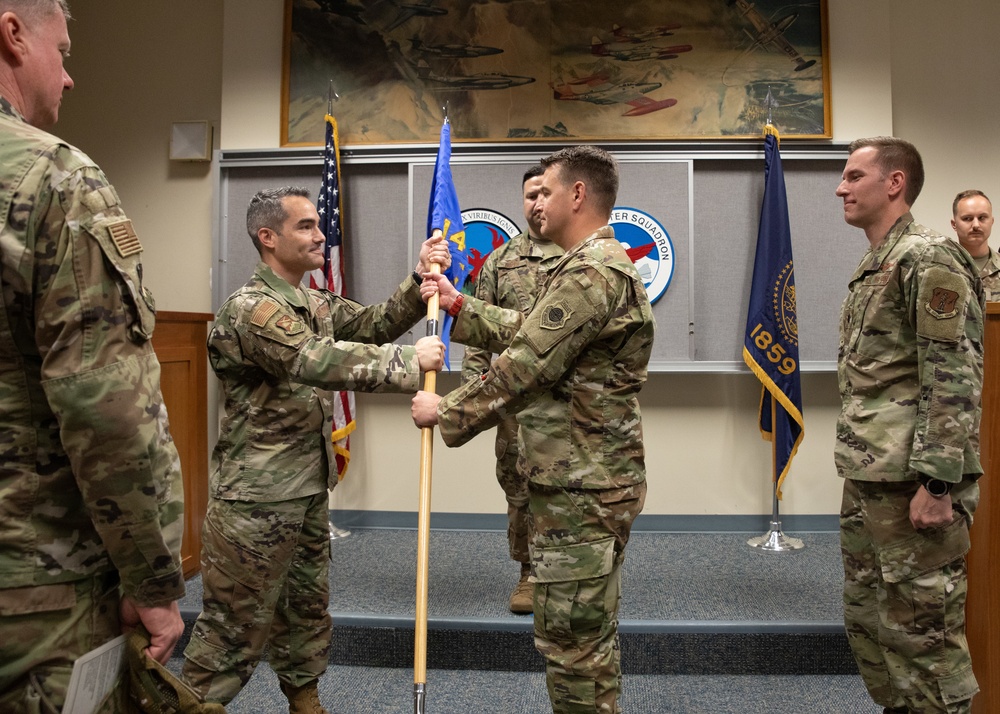 142nd Operations Support Flight holds change of command ceremony