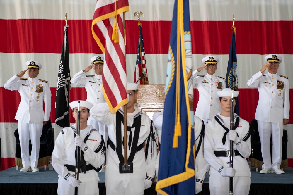 Commander, Naval Air Force Reserve Holds Change of Command