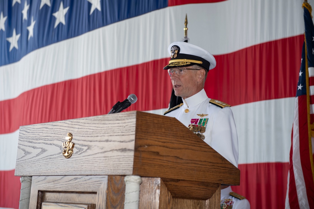 Commander, Naval Air Force Reserve Holds Change of Command