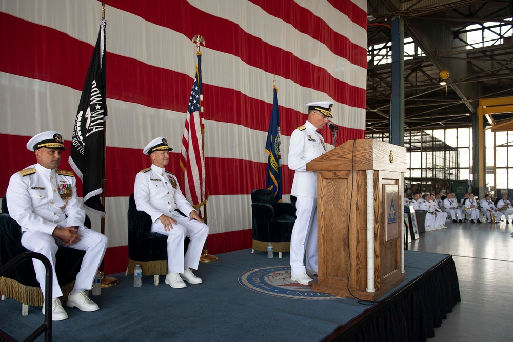 Commander, Naval Air Force Reserve Holds Change of Command