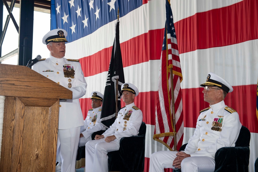 Commander, Naval Air Force Reserve Holds Change of Command