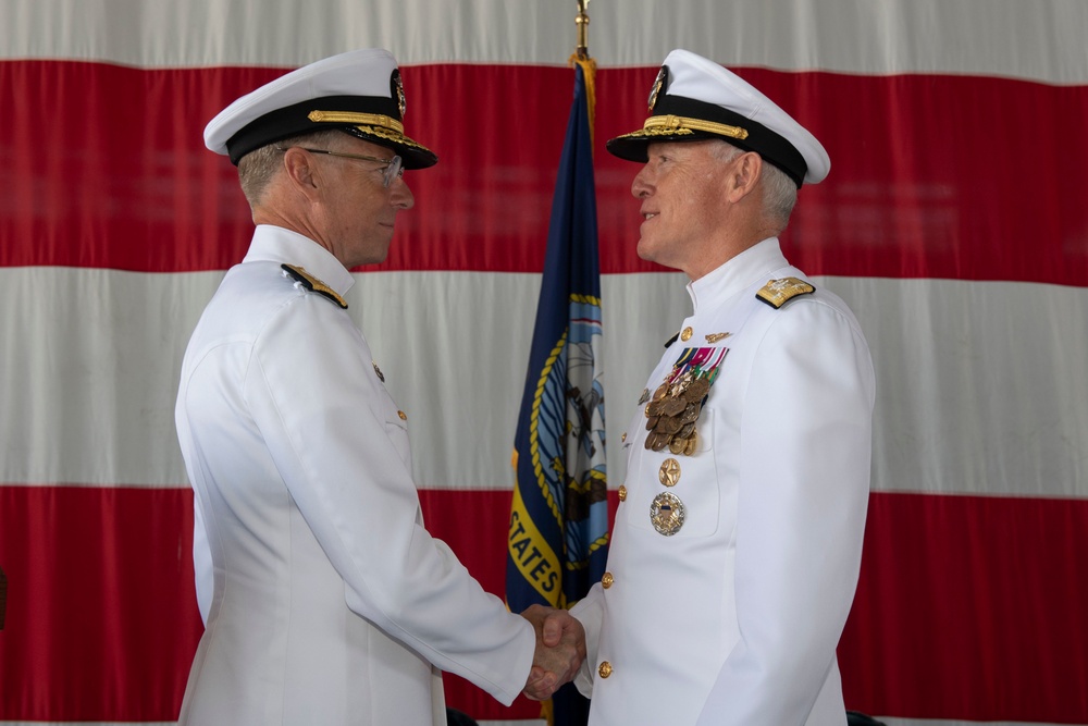 Commander, Naval Air Force Reserve Holds Change of Command