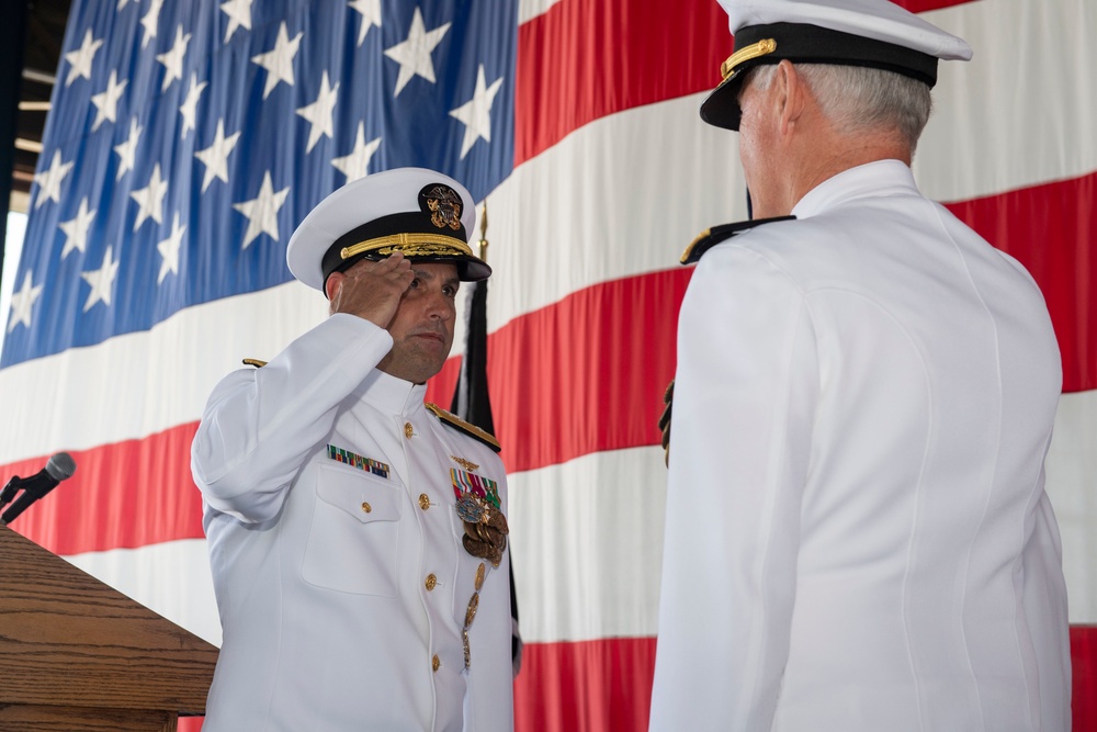 Commander, Naval Air Force Reserve Holds Change of Command