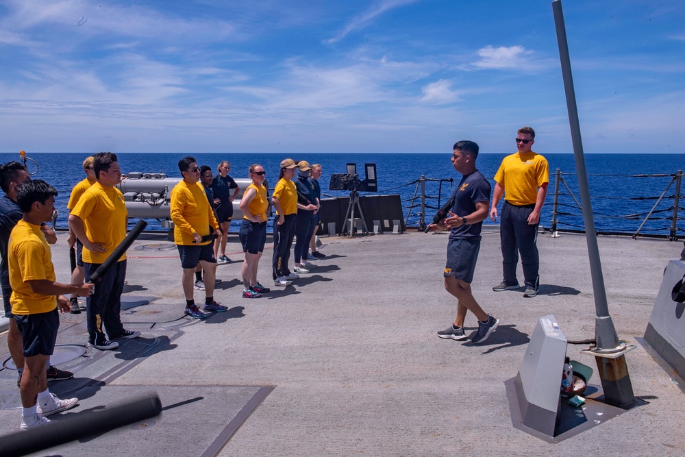 Spruance Conducts Security Reaction Force Training