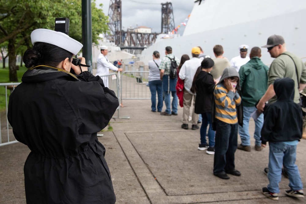 USS Coronado Conducts Ship Tour