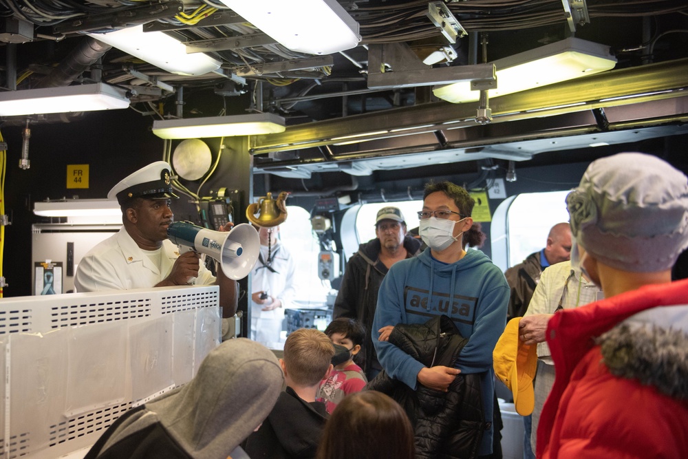 USS Coronado Conducts Ship Tour