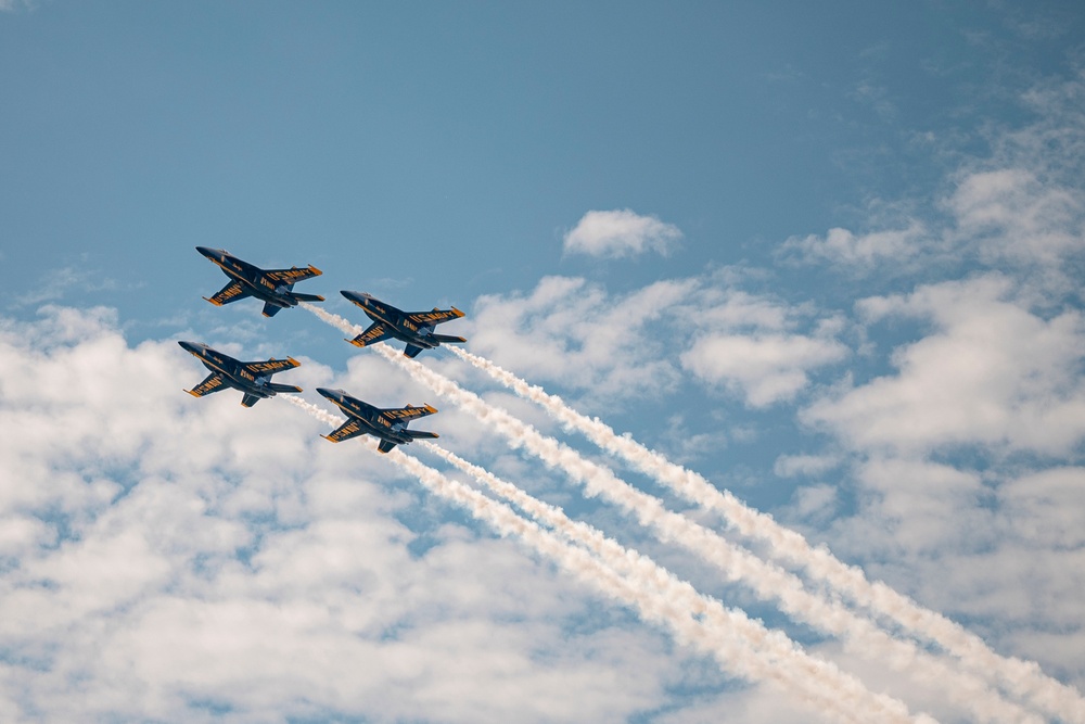 Blue Angels Perform at Spirit of St Louis Airshow