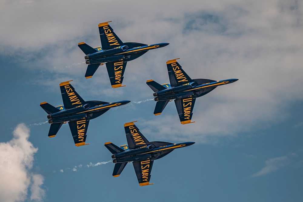 Blue Angels Perform at Spirit of St Louis Airshow