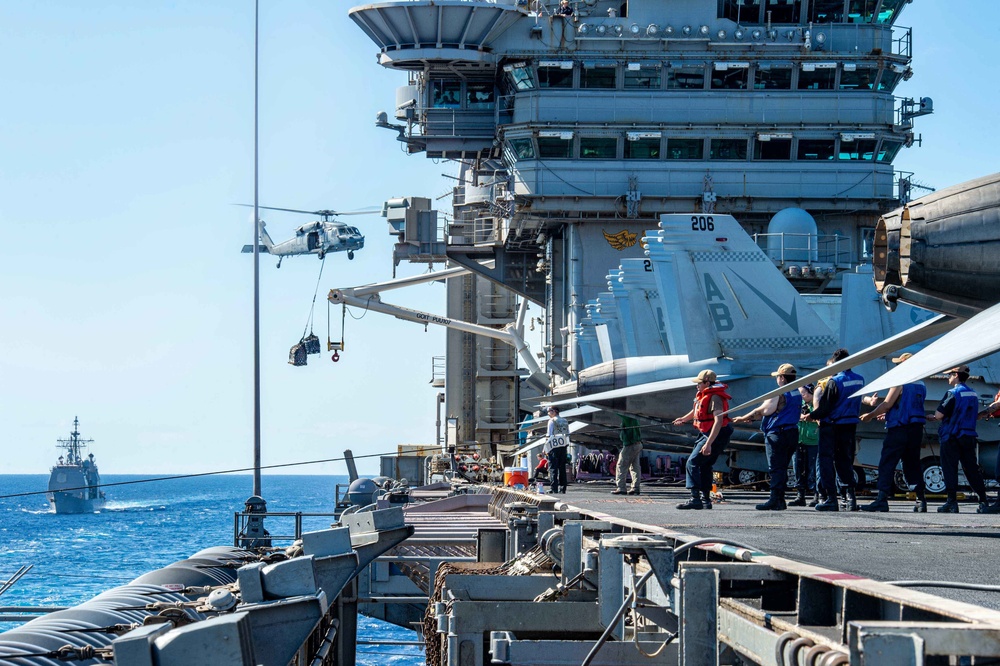 The Harry S. Truman Carrier Strike Group is on a scheduled deployment in the U.S. Naval Forces Europe area of operations, employed by U.S. Sixth Fleet to defend U.S., Allied and Partner interests.