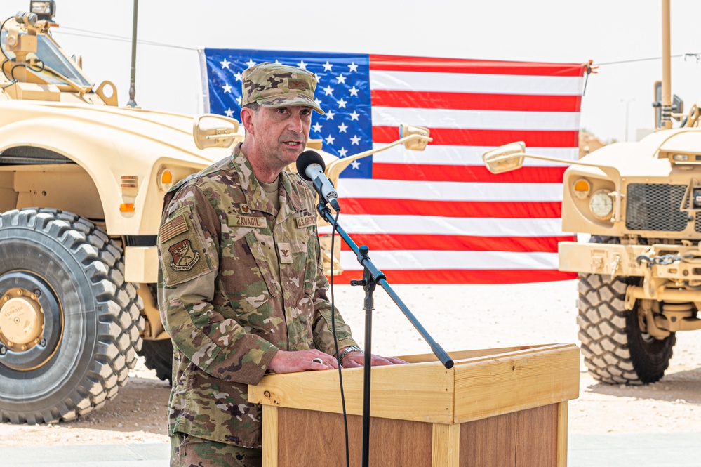 Col Zavadil takes command of the 378th EMDS