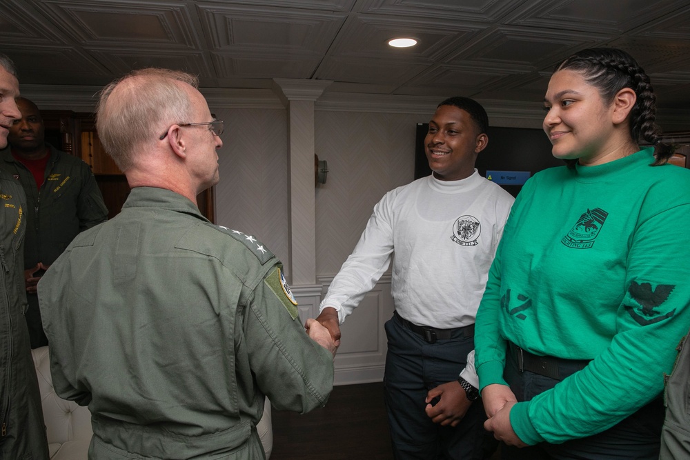 Adm. Daryl Caudle, commander, U.S. Fleet Forces Command, Visits USS George H.W. Bush